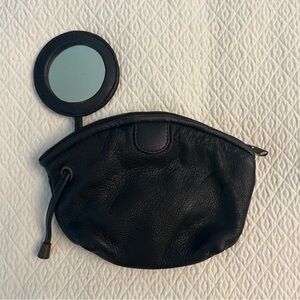 Vintage Coin Purse / Cosmetic Pouch with Mirror